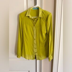 Guess by Marciano Lime Button-Down Shirt